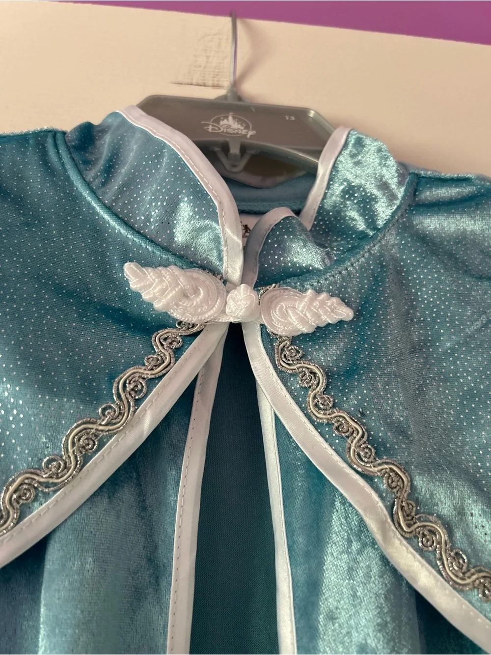 Little adventures ice princess cloak size L/XL 5-9 years blue Elsa inspired soft